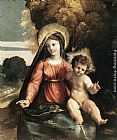 Dosso Dossi Canvas Paintings - Madonna and Child